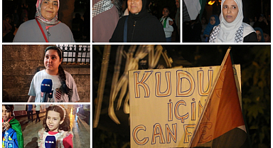 Urfalı kadınlar Aksa Tufan'ı ile ilgili konuştu