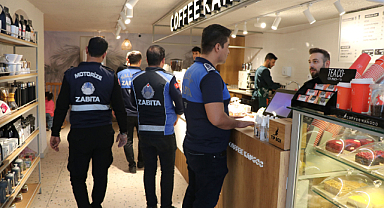 Haliliye'de zabıta ekipleri kafeleri denetledi