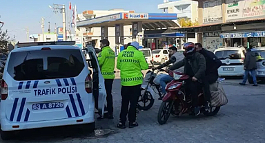 Şanlıurfa'da yapılan denetimlerde 114 motosiklet alıkonuldu