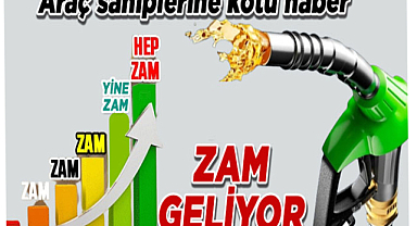 Akaryakıta bir zam daha geliyor!