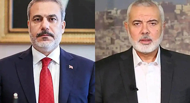 Bakan Fidan ile HAMAS lideri Heniyye görüştü