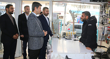 Büyükşehir Belediye Başkan Adayı Özaslan'dan Akçakale'ye ziyaret