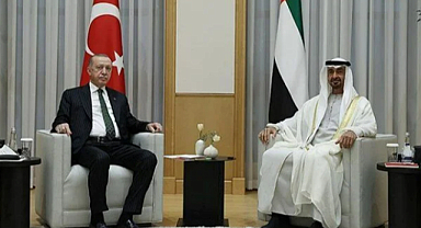 Cumhurbaşkanı Erdoğan, BAE lideriyle görüştü
