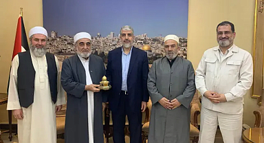 İTTİHADUL ULEMA HAMAS lideri Meşal ile bir araya geldi