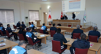 Karaköprü'de zabıta personeline psikolojik dayanıklılık eğitimi