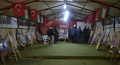 Resim sergisinden elde edeceği geliri Gazze'ye bağışlayacak