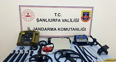Şanlıurfa'da detektörle define arayan 6 şahıs yakalandı
