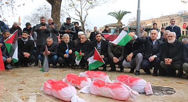 Şanlıurfa'da Gazze için basın açıklaması yapıldı