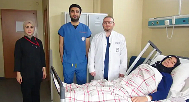 Koltuk altından kapalı yöntemle kalp ameliyatı yapıldı