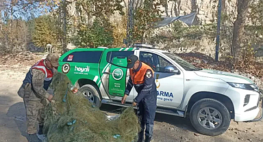 Şanlıurfa'da yasak misina ağı kullanımına para cezası