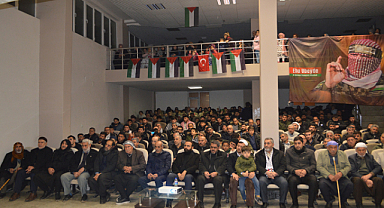 Şanlıurfa Hilvan'da Aksa Tufanı'na destek programı düzenlendi
