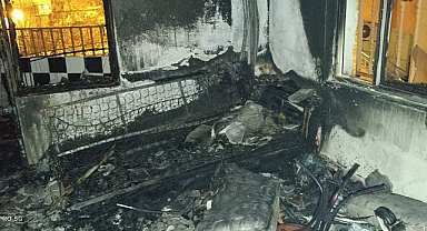 Siverek'te çıkan yangın evi küle çevirdi