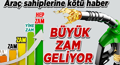Benzine bir zam daha geliyor!