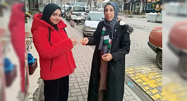 Bulunan altın bileklik sahibine teslim edildi