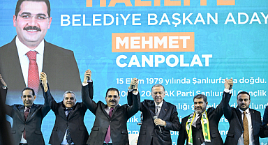 Erdoğan Başkan Canpolat'la yola devam dedi