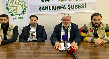 Gazze için yola çıkacak! Şanlıurfa'dan destek bekleniyor!