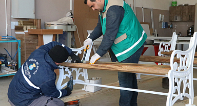 Haliliye Belediyesi'nde hummalı üretim çalışmaları devam ediyor