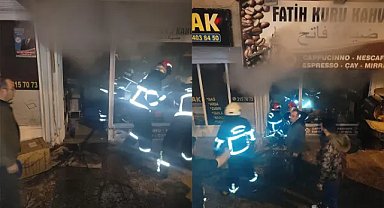 İşyerinde çıkan yangın korkuttu!