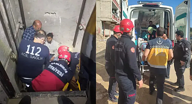 Şanlıurfa'da asansör boşluğuna düşen şahıs yaralandı