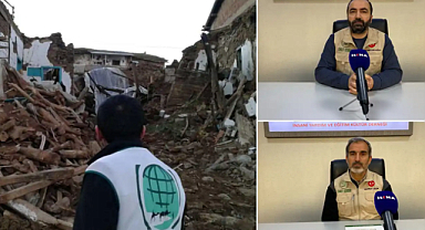Şanlıurfa'da depremzedelere yardım eli uzatanlar asrın felaketini anlattı