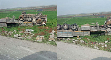 Suruç ölüm yolunda yine kaza!