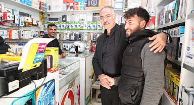 Eyyübiye Esnafı Mehmet Kuş’un Yanında