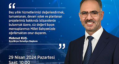 Eyyübiye Belediye Başkanı Mehmet Kuş basınla buluşacak