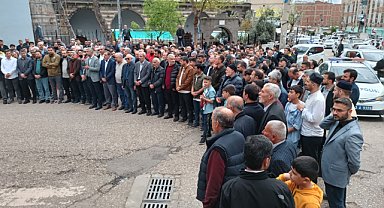 Siverek'te Gazzeli şehidlere gıyabi cenaze namazı kılındı