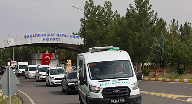 Aksa Şehidi Saklanan'ın naaşı Şanlıurfa'ya geldi