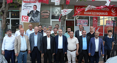 Başkan Çiftçi'den Başkan adayı Düzme'ye destek ziyareti