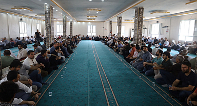 Eyyübiye'de Kudüs şehidi Saklanan'ın taziyesi kabul edilmeye başlandı