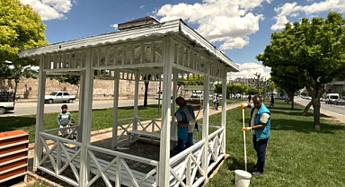 Eyyübiye parkları her yaz daha güzelleşiyor