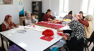 Kısas kültür merkezi ile kadınlar hem öğreniyor hem üretiyor