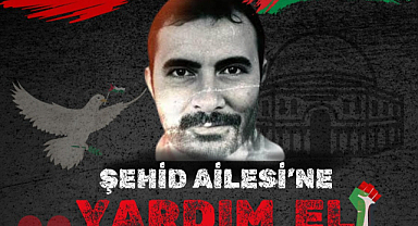 Müftülükten’ten Aksa Şehidi Saklanan'ın ailesi için yardım kampanyası