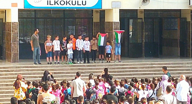 Şanlıurfa'da çocuklar şampiyonluklarını Filistinli çocuklara armağan ettiler