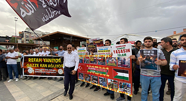 Şanlıurfa'da Refah bölgesindeki saldırılar tel'in edildi