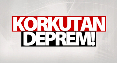 4,4 Büyüklüğünde deprem!