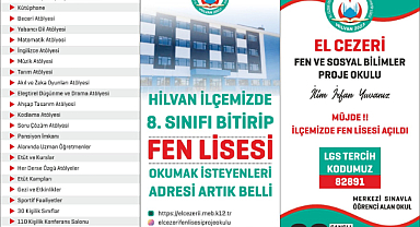Hilvan'da El Cezeri Fen Ve Sosyal Bilimler Proje Lisesi açıldı