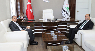 Vali Hasan Şıldak'tan Başkan Nihat Çiftçi'ye ziyaret
