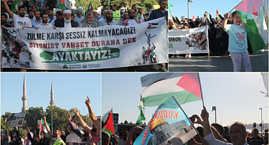 Peygamber Sevdalıları öncülüğünde binler siyonizm ve ırkçılığa karşı yürüdü