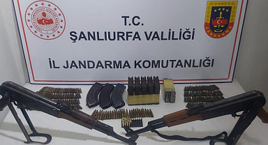 Şanlıurfa'da silah ve mühimmat ele geçirildi!