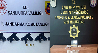 Silah ve uyuşturucu operasyonu: 11 gözaltı