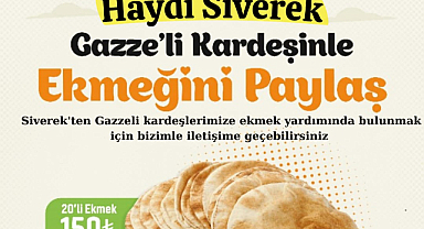 Umut Kervanı Siverek'te Gazze için ekmek seferberliği başlattı