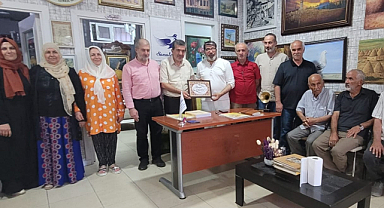 Ünlü besteci Kılıçtan Şanlıurfa'da sanatçılarala buluştu