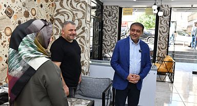 Vali Hasan Şıldak'tan esnafa ziyaret!