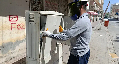 Arızalı elektrik pano onarımları devam ediyor