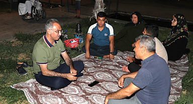 Başkan Mehmet Kuş Eyyübiye Millet Bahçesinde halkla buluştu