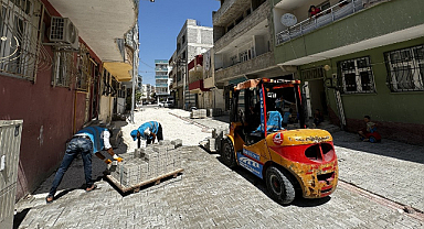 Eyyübiye’de doğalgaz ulaşan sokaklar yenileniyor