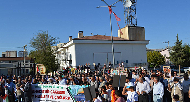Hilvanlılar Şehid İsmail Heniyye'nin çağrısı üzerine yürüyüş düzenledi