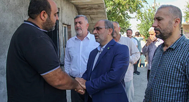 HÜDA PAR'dan kayıp Narin'in ailesine ziyaret